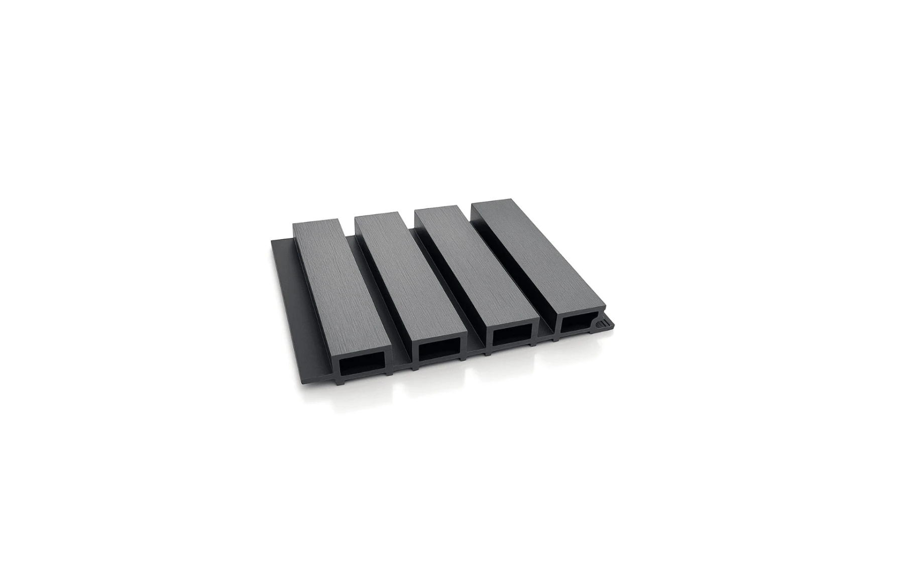 Riflaj WPC canelat negru, Dimensiune: 219x26mm